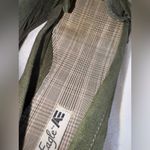 American Eagle Vintage Women’s Suede Green Moccasin Buckle Loafers-Size 9 Photo 10