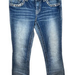 Miss Me Bootcut Jeans JPW4288-7 Studded Embellished Waist Size 28x34 Photo 0