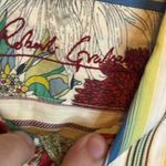 Robert Graham  Shirt Blouse Women's Size 6 Embroidered‎ Stripes Photo 2