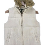 Ralph Lauren  Jeans Co. Petite Down Puffer Vest Faux Fur Trimmed‎ Collar Photo 0