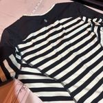 Lululemon Run Reflect Long Sleeve Sea Stripe Mint Moment Black / Black Size 6 Photo 8