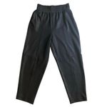 ZARA  Black Faux Leather Joggers • High Waist • Stretch • Women’s S Photo 1