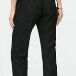 J.Crew  NWT BLACK LACE Pull On Peyton Pants Size 00 Photo 1