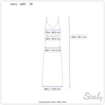 full slip dress white 1960s sears Size M Photo 7