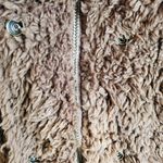 Deja Vu  mocha brown Teddy coat small collared zip Photo 2