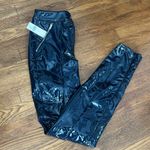 Maeve Anthropologie  Faux Leather Navy Pants Photo 9