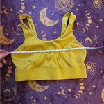 Mustard Yellow Sports Bra Orange Photo 4