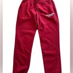 Abercrombie & Fitch Soft Collection Sunday Jogger Sweatpant Dk Red Sz S Pockets Photo 0