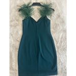 Camille La Vie ,  Dress featuring feather-trimmed straps and a back‎ zipper S Photo 11