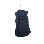 Harley Davidson Motorcycles Size Small Womens Sleeveless Jean S Button Down Top Blue Photo 1
