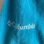 Columbia  Two Tone Blue Quarter Zip Long Sleeve Fleece Pullover Photo 4