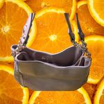 Bebe Faux Leather Tan Hobo/Shoulder Bag/ with Braided‎ Gold Sides Purse Photo 5