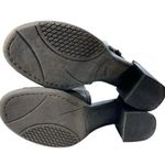 OTBT  Metaphor” Block Heel Sandal. Black. 100% Leather. Size 9M Photo 4