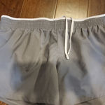 Nike  Dri-FIT Light Gray Shorts Size LARGE womens Photo 0