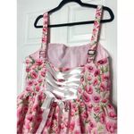 Sugar Thrillz Dolls Kill Pink Floral Magic Moves Corset Mini Dress Size XXL NWT Photo 8