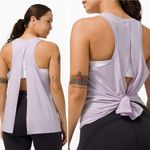 Lululemon  All Tied Up Tank Top in Lavender Dew ?? Size 6 ?? P2P 17.5” Photo 1