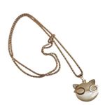 Cat with glasses pendant necklace Photo 9