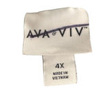 Ava & Viv  Sage Green Puff Sleeve Fitted Blouse Photo 3