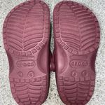 Crocs burgundy/maroon clogs Photo 2