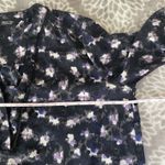 Vera Wang Floral Print Long Sleeve Blouse sz Small Officecore Contemporary Workwear Shirt Photo 5