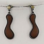 HEMATITE TONE BROWN STATEMENT NECKLACE SET Photo 1