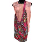 Hippie Festival Boho Shoulder Paisley Colorful Bag Double Straps Unisex Large Red Photo 1