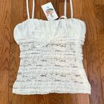 Sky to Moon  white lace cami tank top  Photo 0