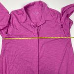 Soft Surroundings  Mage Button Front Tunic Pink Size L Photo 7