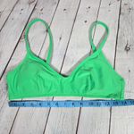 Aerie  Scoop Bikini Top Green M NWT‎ Photo 6