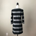 J.Crew | Black Gray Striped Dress Sz XS Photo 5