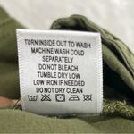 John Mark Khaki Cropped Women's Jeans 18w frayed asymmetrical fringe hemline Green Photo 3