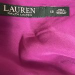 Ralph Lauren Lauren ‎ Women Purple Satin Tie Waist Cargo Pockets Jumpsuit Size 12 Photo 10