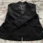 Louben Woman black triacetate crystal button office professional blazer size 16W Photo 12