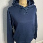 Allbirds NWT Women Size L Navy Night Blue R&R Pullover Hoodie Pima Cotton Hemp Photo 2