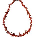 Vintage Branch Coral Necklace Red Photo 4