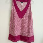 Patagonia Sleeveless Printed V-Neck Tank Top With Pockets fuchsia pink medium Photo 0