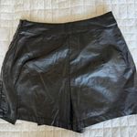 Cotton Candy LA Black Leather Skirt Photo 2
