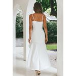 Selfie Leslie NEW! Emoji Asymmetrical Hemline Dress White bridal Wedding Small Photo 1