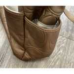 Coach Vintage Gallery Embossed Leather Women’s Tote F20742 Brass Copper Brown Photo 12