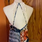 Lani boho plunging earthy maxi dress Size M Photo 9