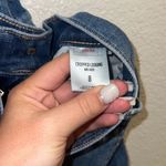 EXPRESS ✨ MID RISE RIPPED RAW HEM CROPPED JEAN LIGHT WASH SZ 8 LEGGINGS✨ Photo 5