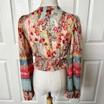 SheIn colorful long sleeved crop top Photo 2