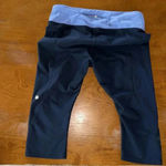 Lululemon women’s Tight Stuff Crop Inkwell / Lullaby size 10 Photo 10