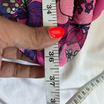 Tanya Taylor  | Sasha Pink Floral Puff-Sleeve A-Line Wrap Mini Dress Photo 13