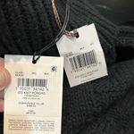 Coach Black logo Sig Knit Poncho Turtleneck Wool blend sweater M/L Photo 7
