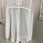 We The Free White Waffle Knit Top Photo 2