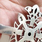 925 Sterling Silver Lapis Lazuli Cross Necklace Gemstone Jewelry Handmade Photo 6