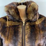 Via vintage victoria secret faux fur short jacket Xs Brown Photo 6