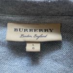 Burberry  Grey Sweatshirt Large Logo Equestrian Knight Graphic 100% Cotton Photo 3