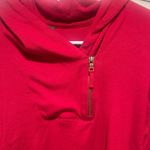 Ralph Lauren  Top Cherry Red 1/4 zip Mock Cowl Neck Zipper 2X Shirt Christmas Photo 1